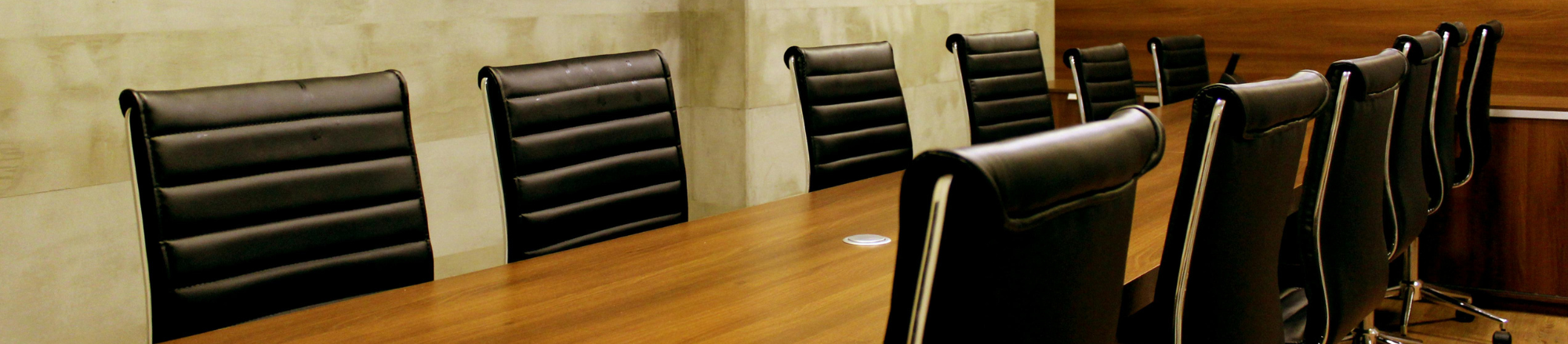 Empty conference room, header image