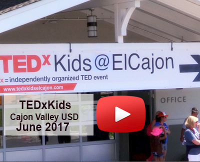 Watch TEDx Kids in Cajon Valley USD video
